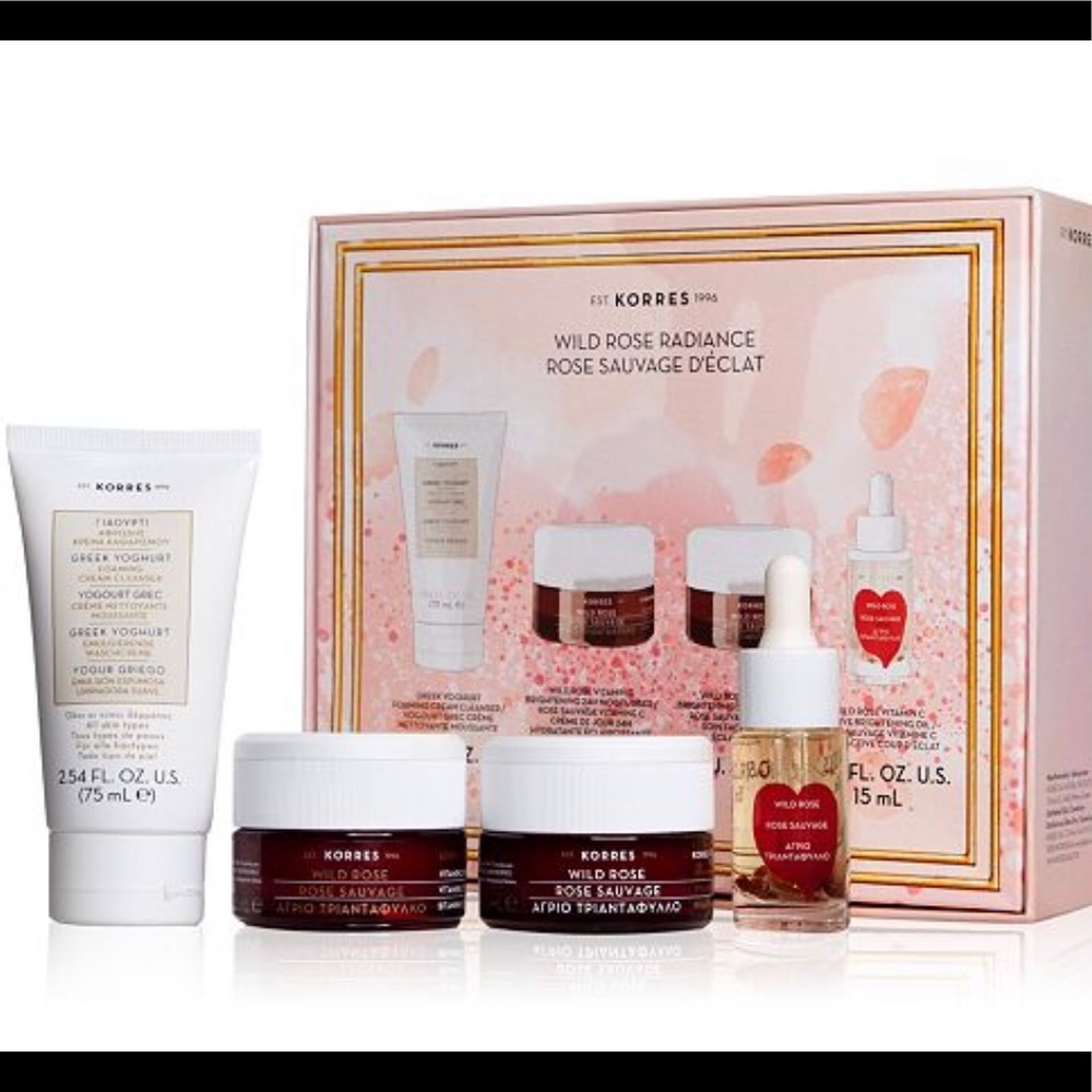 Korres 4-piece Wild Rose Radiance Gift Set